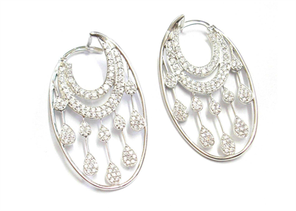 Rhodium Plated | Fashion Earrings